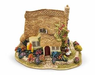 Lot 0529A: Lilliput Lane "Devon Leigh" Cottage Figurine, 1997 — current bid $5