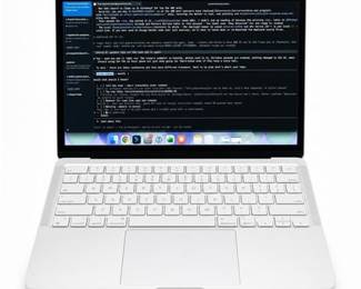 Lot 57: Laptop Computer, Apple Magic Keyboard Layout — current bid $100