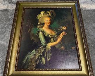 Lot 793: Framed Reproduction Print After Vigée Le Brun, 1999 (photo 4)