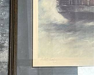 Lot 915: John Kelly "Steam Ship" Artist Proof Lithograph, 1976 (photo 4)