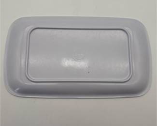 Lot 0383: Melamine Serving Tray, Pine & Pinecone Motif, 13.5"W (photo 2)