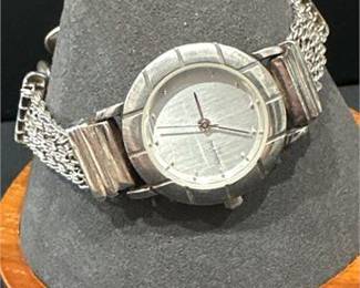 Lot 667: Skagen Denmark Sterling Silver Ladies Quartz Watch (photo 6)
