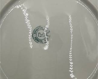 Lot 0530A: Naaman Israel Porcelain Dessert Plate, Fruit Transfer (photo 2)