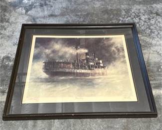 Lot 915: John Kelly "Steam Ship" Artist Proof Lithograph, 1976 (photo 3)