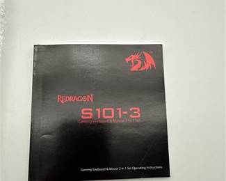 Lot 0210: Redragon S101-3 Wired Gaming Keyboard and Mouse Set (photo 8)