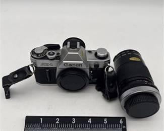 Lot 0193: Canon AE-1 35mm SLR Camera with Kiron Zoom Lens (photo 2)