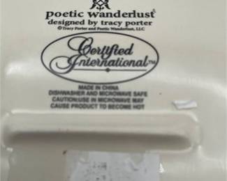 Lot 961: Tracy Porter Poetic Wanderlust Ceramic Serving Plate (photo 3)