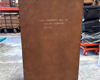 Lot 30: Gall Furniture Mfg. Co. Walnut Waterfall Bookcase (photo 2)