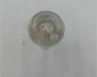Lot 0843: Clear Glass Bud Vase with Weighted Base, 6"H (photo 6)