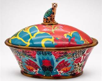 Lot 962: Tracy Porter Poetic Wanderlust Oval Covered Dish — current bid $8