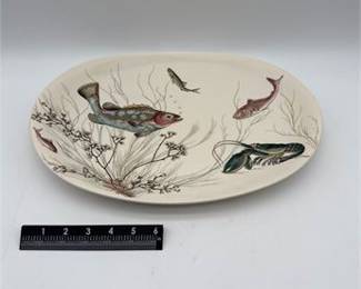 Lot 0926: Johnson Brothers "Fish" Pattern Earthenware Oval Platter (photo 6)