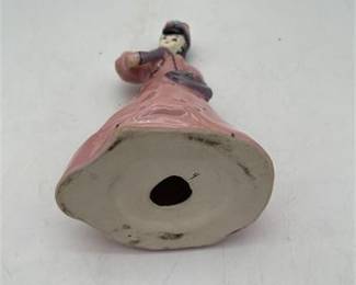 Lot 845: Hand-Painted Ceramic Victorian Lady Figurine, 9.5 in. (photo 2)