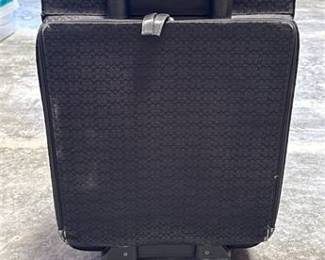 Lot 31: Coach Black Signature C Jacquard Two-Piece Luggage Set (photo 4)
