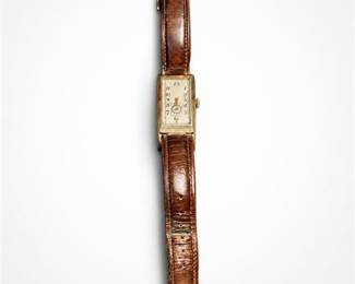 Lot 966: Art Deco 14K Gold Filled Wristwatch, Kelvinator 1938 — current bid $22