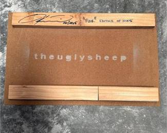 Lot 782: theuglysheep "Flor" Stencil/Spray Paint, Ed. of 9 (photo 2)