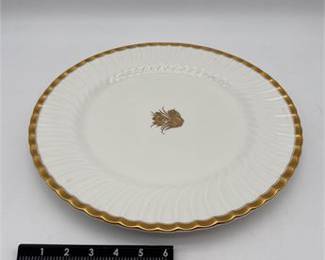Lot 0951: Minton "Gold Crocus" H4765 Bone China Dinner Plate (photo 6)