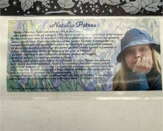Lot 787: Natalia Petras, Sleeping Fox on Floral Ground (photo 4)