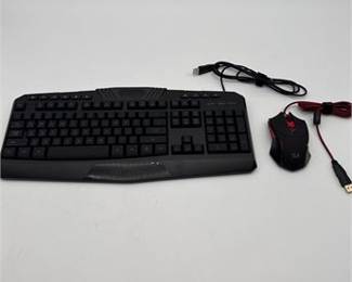 Lot 0210: Redragon S101-3 Wired Gaming Keyboard and Mouse Set (photo 10)