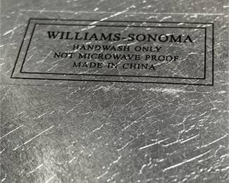 Lot 799: Williams-Sonoma Silver-Leaf Charger Plate, 13 in. (photo 3)