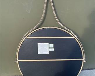 Lot 0164: Bombay Company Round Rope-Twist Wall Mirror, 37" (photo 6)