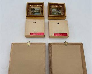 Lot 792: Six Hand-Painted Miniature Paintings, Spain & Paris (photo 2)