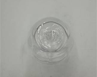 Lot 0844: Clear Glass Flared-Rim Bud Vase, Unmarked (photo 2)