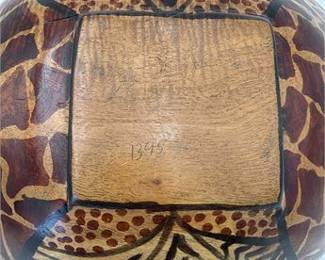 Lot 0531A: Kenyan Akamba-Style Hand-Carved Safari Bowl (photo 2)