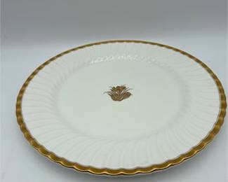 Lot 0951: Minton "Gold Crocus" H4765 Bone China Dinner Plate (photo 5)