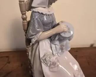 Lladro "Lady Embroiderer" Figurine