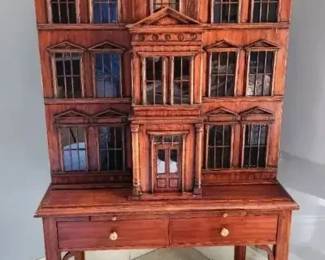 Maitland Smith Mahogany Dollhouse Bar