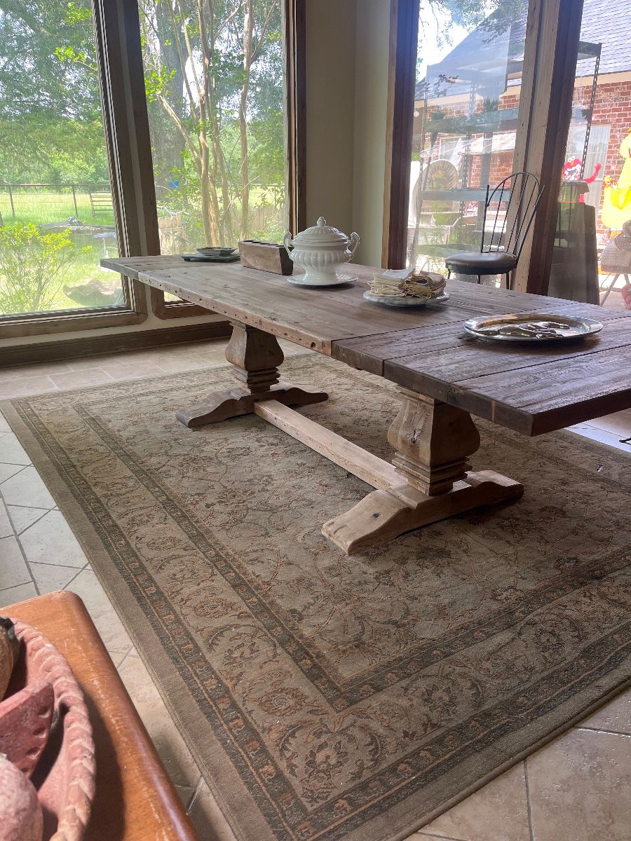 Beautiful solid wood dining table 