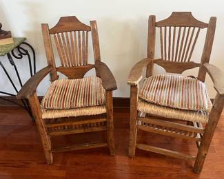 Handmade arm chairs 
