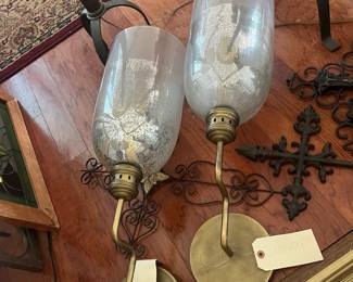 Brand new wall sconces (electric)
