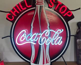 Neon Coca Cola sign