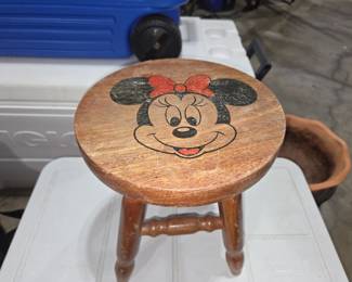 Vintage Minnie Mouse stool
