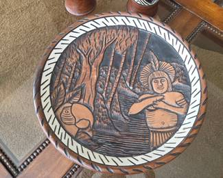 Haitian folk art pieces