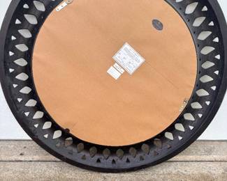 Uttermost round mirror- back
