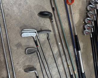 Lots of Misc Golf clubs