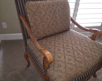 Century French Provincial arm chairs