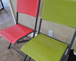 Folding chairs