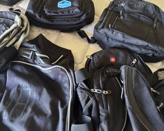 Lots of backpacks Carhartt & SwissGear etc
