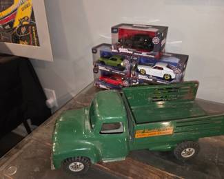 Vintage Buddy L Army supply truck