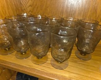 MCM vintage glasses - amber