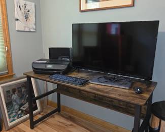 Office desk, equipment