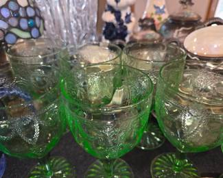 Indiana glass goblets