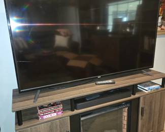 TV & credenza