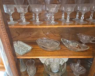 Cambridge glass stemware