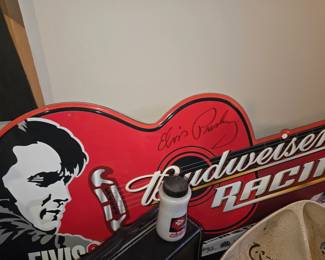 Budweiser Elvis 30th anniversary sign