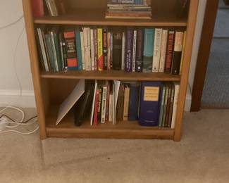 Bookshelf and books 