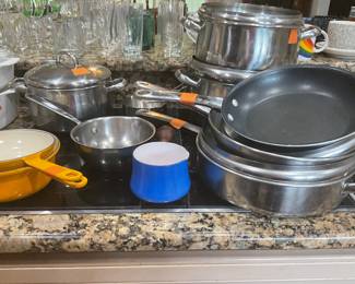 Great pots and pans, skillets 